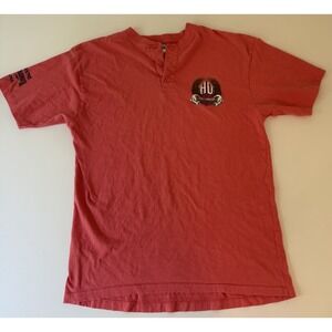 Vintage 1990 Harley-Davidson Men's XL Red T-Shirt Rare Fort Wayne Indiana Unisex